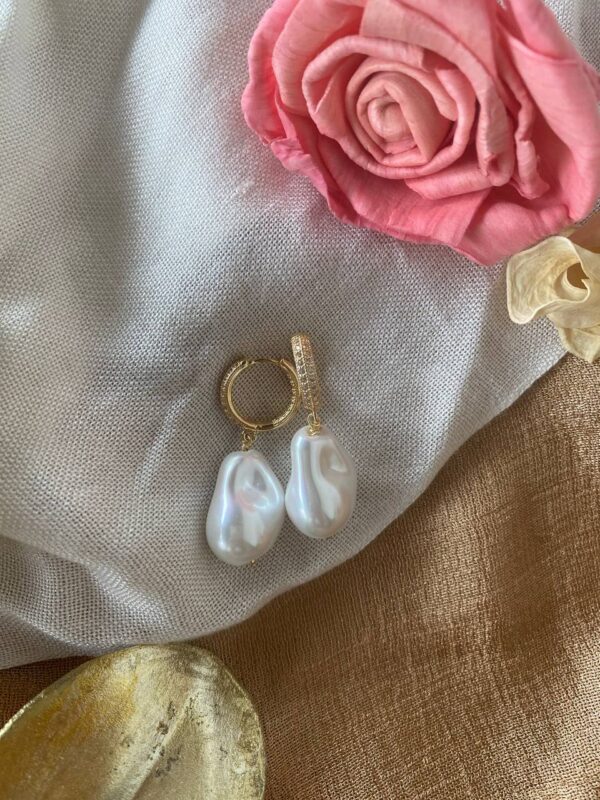 Σκουλαρίκια Baroque Pearl