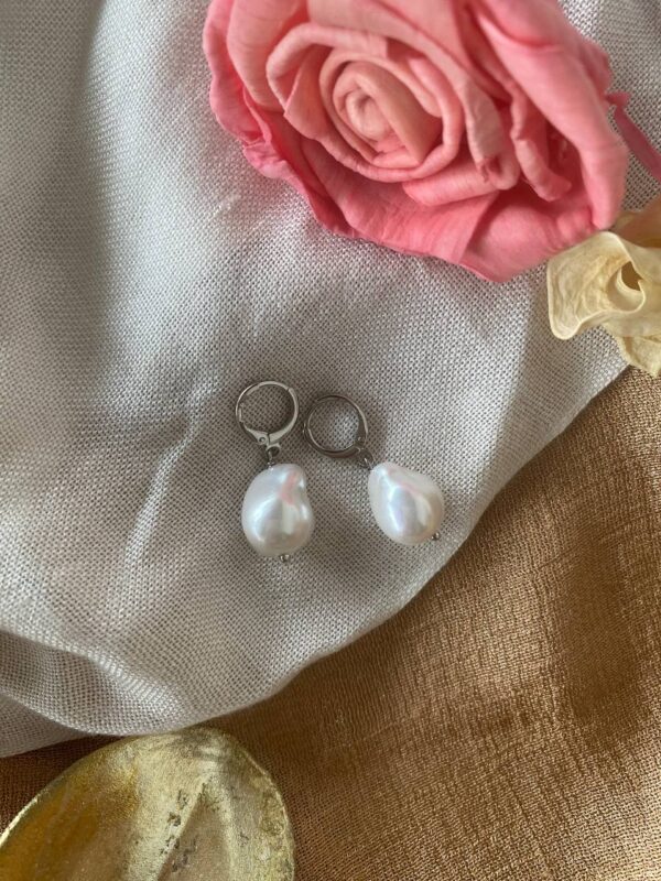 Σκουλαρίκια Mini Baroque Pearl