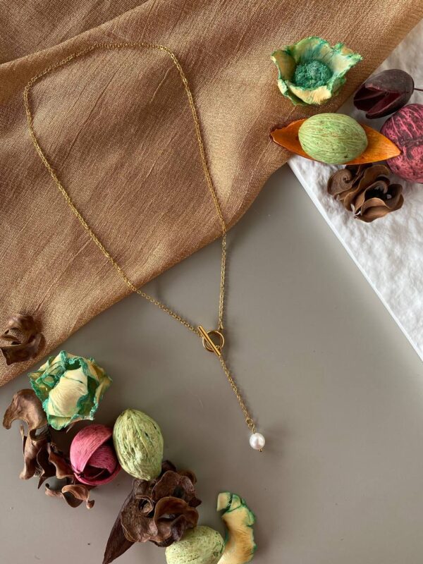 Κολιέ Elise Pearl Lariat