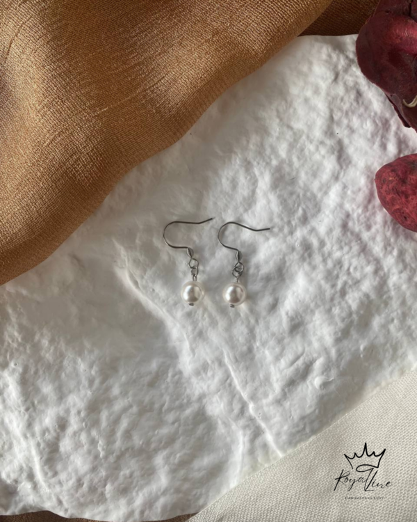 Σκουλαρίκια Simple Pearl Hooks