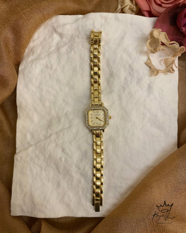 Ρολόι Golden Square Glow