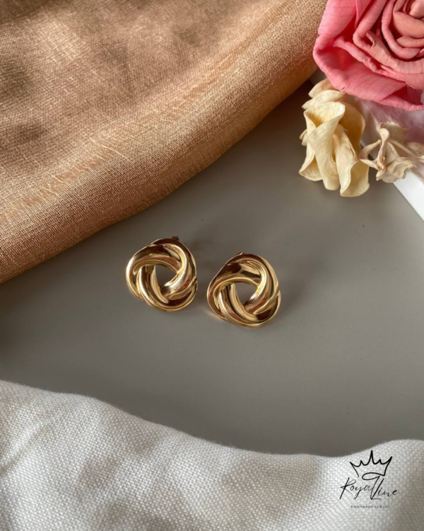 Σκουλαρίκια Golden Knot