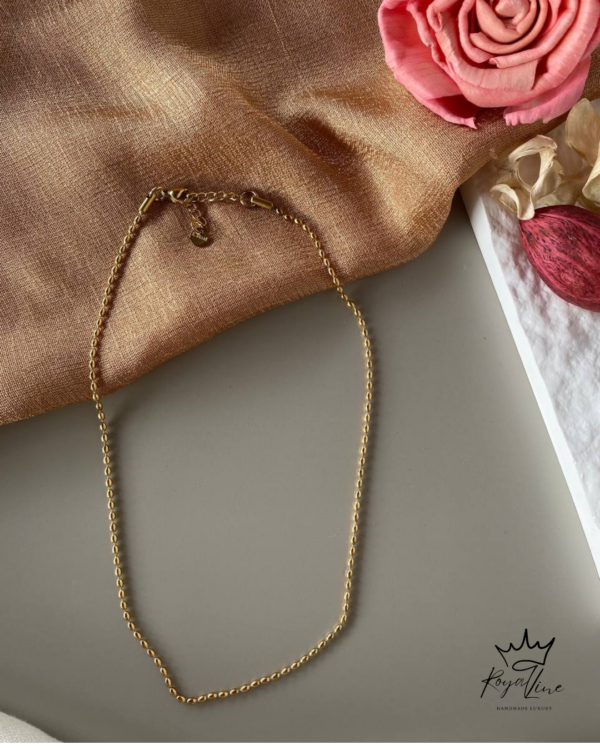 Κολιέ Royal Beads Chain (Gold)