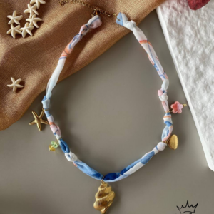 Κολιέ Ocean Fabric & Charms