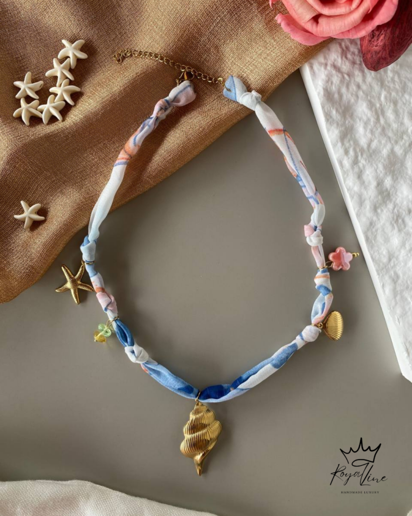 Κολιέ Ocean Fabric & Charms